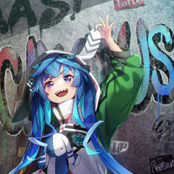 This is a pixiv picture whose title is ターボ グラフィティ概念.