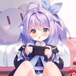 This is a pixiv picture whose title is 煌月玖璃.