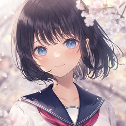This is a pixiv picture whose title is 春🌸.