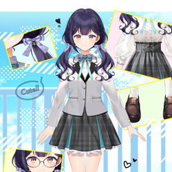 This is a pixiv picture whose title is 【お仕事告知】兎佐美 /新衣装.