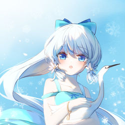 This is a pixiv picture whose title is 绫华.