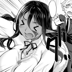 This is a pixiv picture whose title is 【告知】「ちょっとだけ愛が重いダークエルフ…」4話（後半）掲載.