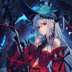 This is a pixiv picture whose title is Skadi the Corrupting Heart.