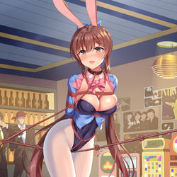 This is a pixiv picture whose title is 四月绑缚 赌场中.