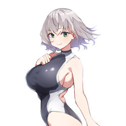 This is a pixiv picture whose title is 水着団長.