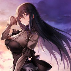 This is a pixiv picture whose title is 影女な深沙希さん.