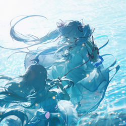 This is a pixiv picture whose title is surges.