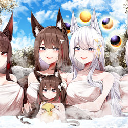 This is a pixiv picture whose title is もふもふ.