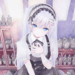 This is a pixiv picture whose title is 病み付き.