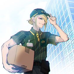 This is a pixiv picture whose title is 現代に慣れたヤ●トなウォロさん(ショウ受Log).