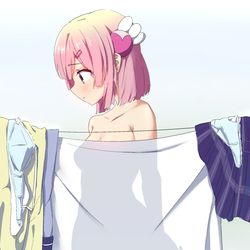 This is a pixiv picture whose title is 千代田桃.