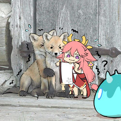 This is a pixiv picture whose title is 미코!.