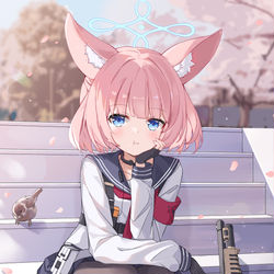 This is a pixiv picture whose title is ニコちゃん.