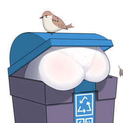 This is a pixiv picture whose title is 放大看看屁股吧.