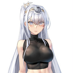 This is a pixiv picture whose title is 冬月.