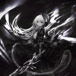 This is a pixiv picture whose title is War Doll.