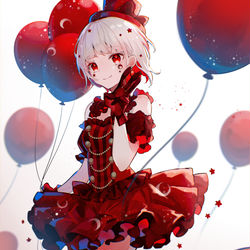 This is a pixiv picture whose title is ペトルーシュカ🎪🎈.