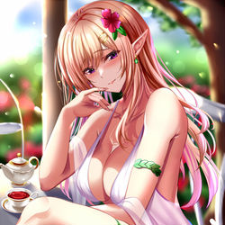 This is a pixiv picture whose title is エロフ.