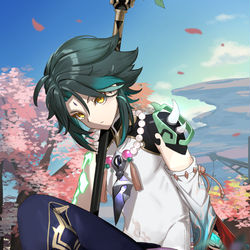 This is a pixiv picture whose title is 魈.