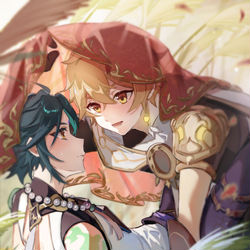 This is a pixiv picture whose title is 弄假成真.