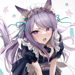 This is a pixiv picture whose title is メイドマックイーン.