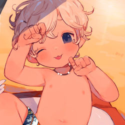 This is a pixiv picture whose title is Tummy~.