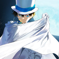 This is a pixiv picture whose title is 怪盗キッド.