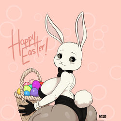 This is a pixiv picture whose title is Easter Haru + Timelapse.