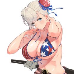 This is a pixiv picture whose title is 武蔵ちゃん.
