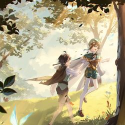 This is a pixiv picture whose title is 彼の夢.