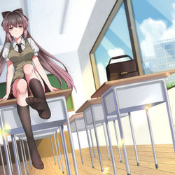 This is a pixiv picture whose title is 日常 校园中.