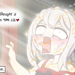 This is a pixiv picture whose title is Aunty Warfie the Vampire.