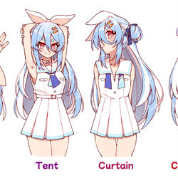 This is a pixiv picture whose title is Usada Pekora.