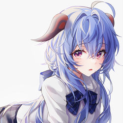 This is a pixiv picture whose title is 甘雨.