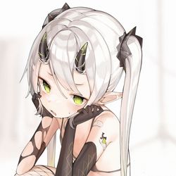 This is a pixiv picture whose title is 何? ( •̀ω•́ ).