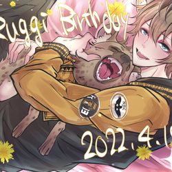 This is a pixiv picture whose title is ラギーブッチ＊2022.4.18.