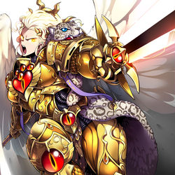 This is a pixiv picture whose title is Sanguinius.