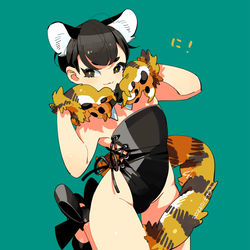 This is a pixiv picture whose title is 虎バニーくん.