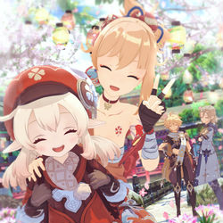 This is a pixiv picture whose title is 【原神ＭＭＤ】クレーさん 宵宮さん その他諸々.