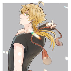 This is a pixiv picture whose title is 【原神】らくがき【トマ人】.