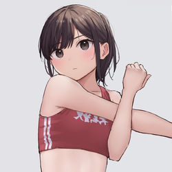 This is a pixiv picture whose title is 陸上部ちゃん.