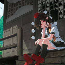This is a pixiv picture whose title is 文.
