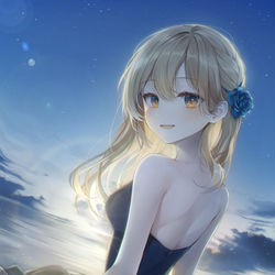 This is a pixiv picture whose title is 暁.