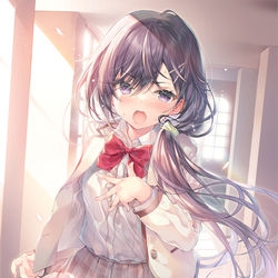 This is a pixiv picture whose title is 才女のお世話 3.