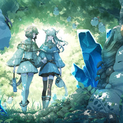 This is a pixiv picture whose title is 黒衣森.