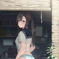 This is a pixiv picture whose title is じ～～～～～っ(=･ω･=).