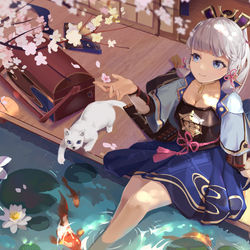 This is a pixiv picture whose title is 绫华.
