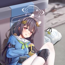 This is a pixiv picture whose title is 【ブルーアーカイブ】霞沢ミユ.