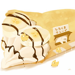 This is a pixiv picture whose title is チョコバナナクレープハウス.