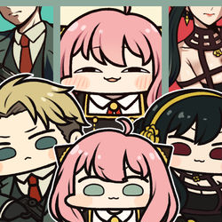 This is a pixiv picture whose title is スパイファミリー.